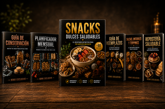 Snacks Dulces Saludables + 5 bonos de regalo 🎁